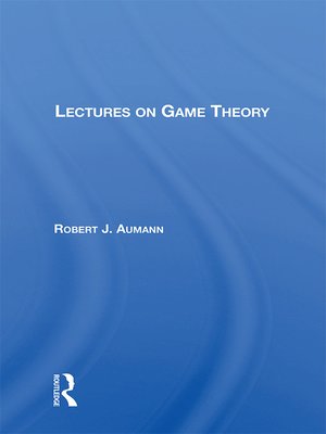 cover image of Lectures On Game Theory